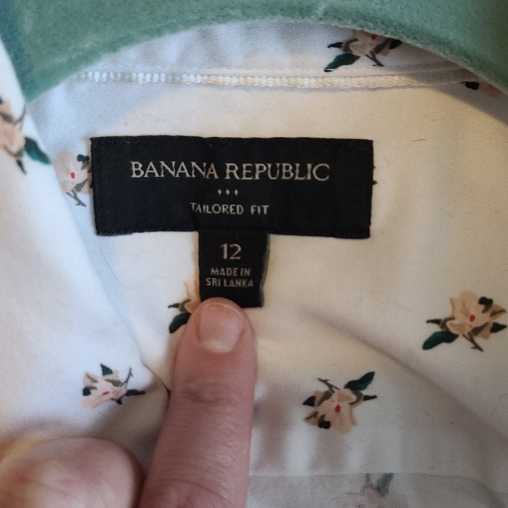 Floral print button down - Picture 2 of 4